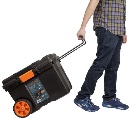 Ящик для инструмента Truper пластиковый с колесами 23" chp-23r 10902