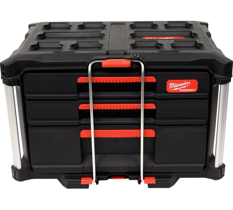 Ящик Milwaukee PACKOUT с 2+1 выдвижными отсеками 4932493190
