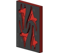 Пустой ложемент для съемников топорных колец IZELTAS 19-60 4 предмета 2955905602