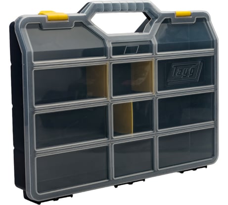 Чемодан для инструментов Tayg 460x350x81 мм., регулируемый размер ячеек, 147005