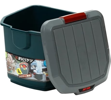 Ящик экспедиционный IRIS OHYAMA IRIS RV BOX Bucket 15B, ORCHER/BLACK, 15 литров 34x31.5x27.5 см Bucket 15BO