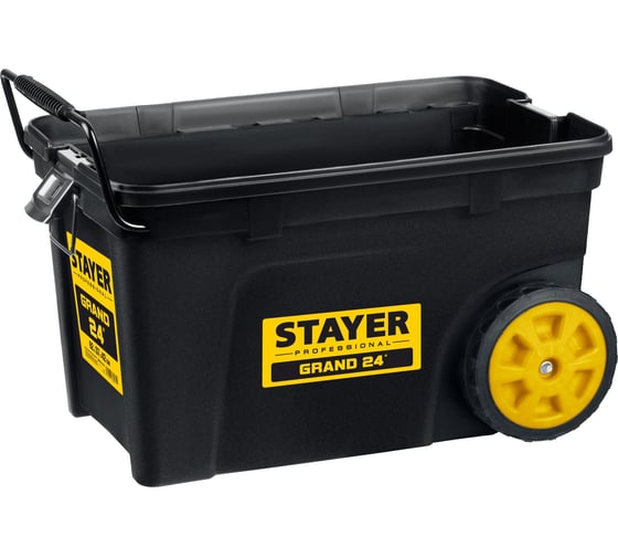 Пластиковый ящик-тележка для инструментов STAYER Bigpro 620x370x420 мм, 24.5" 38107-24_z01