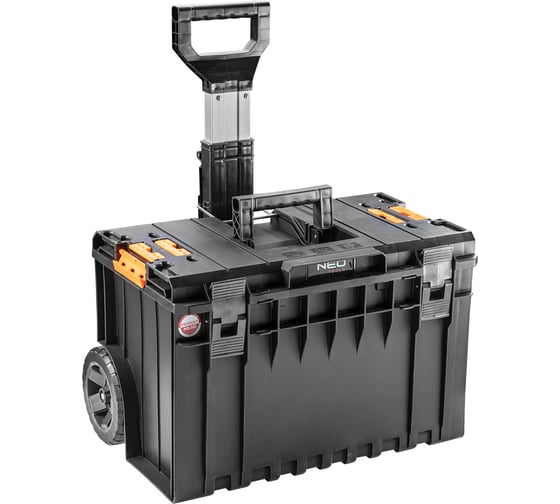 Система модульных ящиков для инструментов на колёсах NEO Tools 59х46х75 см modular system I 84-278