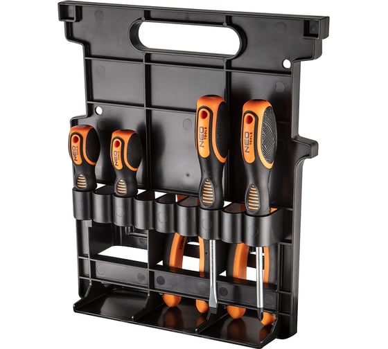 Модульный ящик для инструментов на колесах с ручкой NEO Tools 53х38х67 см modular system II 84-062