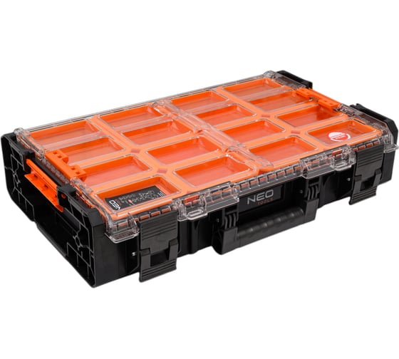 Модульный органайзер NEO Tools 12 лотков, 59х38х13 см, modular system I 84-268