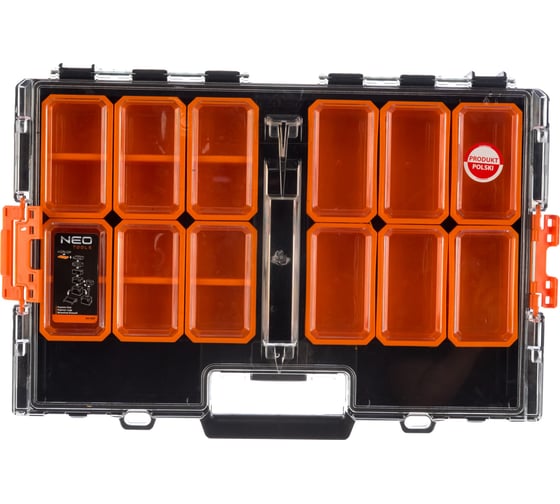 Модульный органайзер NEO Tools 6 лотков, 53х36х7 см, modular system I 84-287