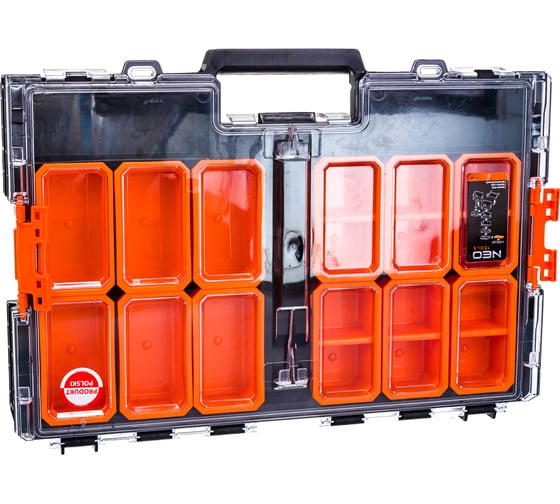 Модульный органайзер NEO Tools 6 лотков, 53х36х7 см, modular system I 84-287