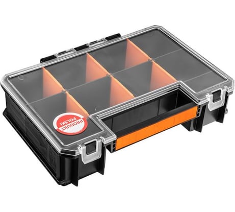 Модульный органайзер NEO Tools 6 съёмных перегородок, 27х18х6 см, modular system II 84-065