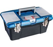 Ящик для инструментов с металлическими замками и органайзером Jettools 19" 480х235х270мм JT1602314