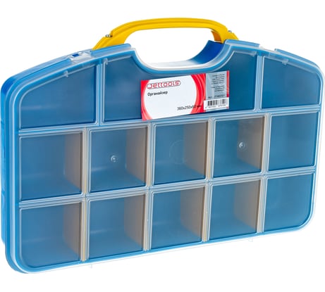 Органайзер для хранения с разделителями Jettools 13 ячеек 360х250х60мм JT1602321