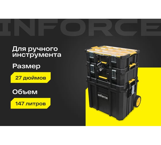 Система хранения инструмента Inforce 3 в 1 06-20-19