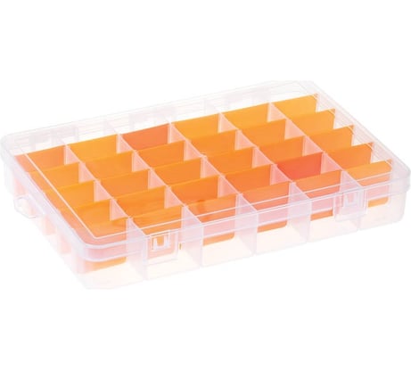 Органайзер IDEA "Х-бокс" высокий большой, оранжевый М 2991