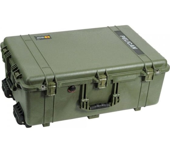 Защитный кейс Pelican 1650 зеленый, пустой 1650-021-130E
