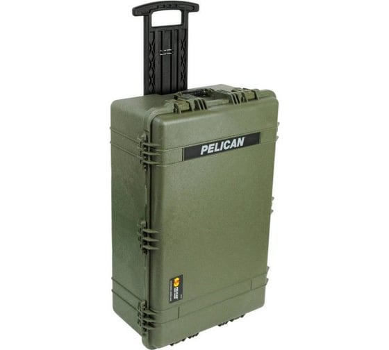 Защитный кейс Pelican 1650 зеленый, пустой 1650-021-130E