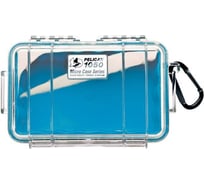 Защитный кейс Pelican 1050 синий, с прозрачной крышкой 1050-026-100E