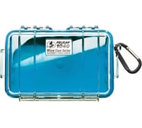Защитный кейс Pelican 1040 синий, с прозрачной крышкой 1040-026-100E