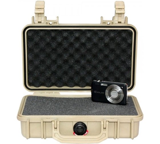 Защитный кейс Pelican 1170 песочный, с поропластом 1170-000-190E