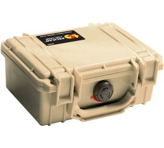 Защитный кейс Pelican 1120 песочный, с поропластом 1120-000-190E