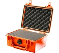 Защитный кейс Pelican 1150 оранжевый, с поропластом 1150-000-150E