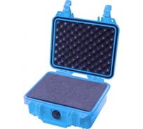 Защитный кейс Pelican 1200 синий, с поропластом 1200-000-120E