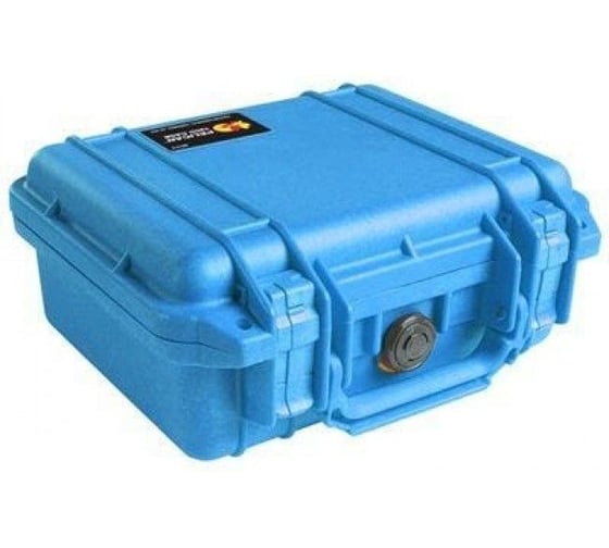 Защитный кейс Pelican 1200 синий, с поропластом 1200-000-120E