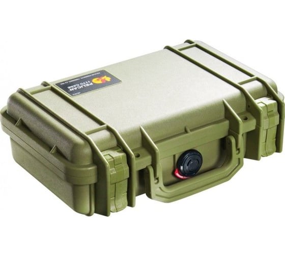 Защитный кейс Pelican 1170 зеленый, пустой 1170-001-130E