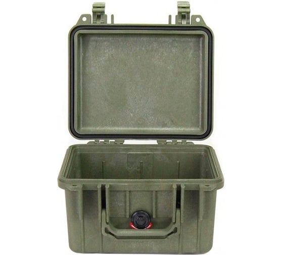 Защитный кейс Pelican 1300 зеленый, пустой 1300-001-130E
