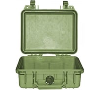 Защитный кейс Pelican 1200 зеленый, пустой 1200-001-130E