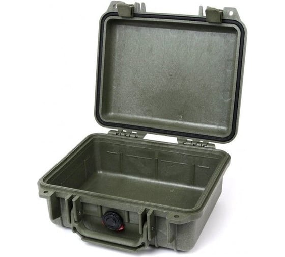 Защитный кейс Pelican 1200 зеленый, пустой 1200-001-130E
