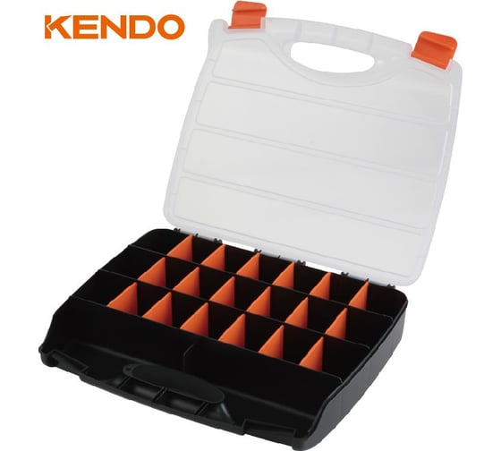 Кейс-органайзер для инструментов KENDO 380x310x70 мм 90223
