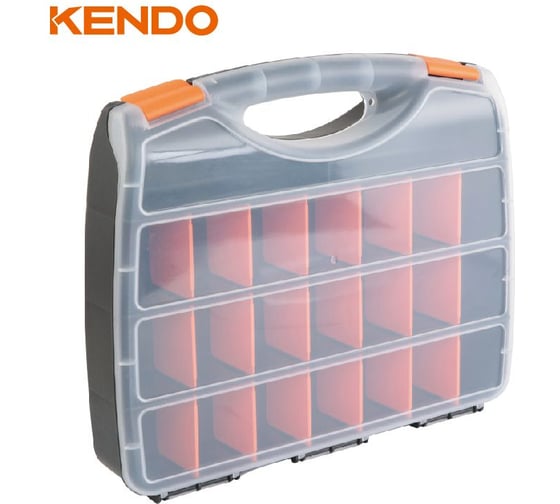 Кейс-органайзер для инструментов KENDO 380x310x70 мм 90223