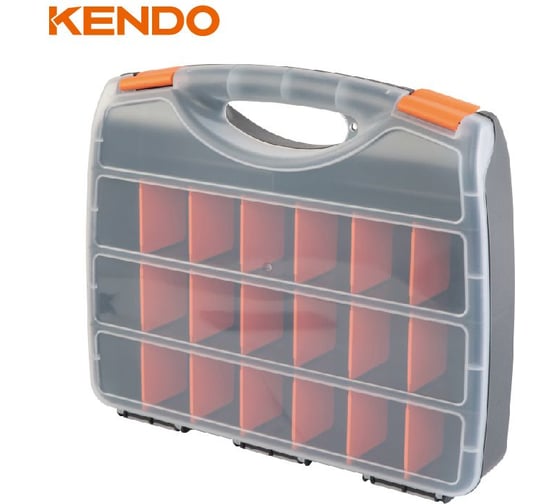 Кейс-органайзер для инструментов KENDO 380x310x70 мм 90223
