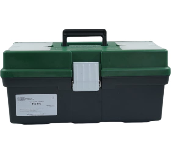 Ящик для инструмента Тек-А-Тек BORG 16-6, 16", зеленый BORG16-6