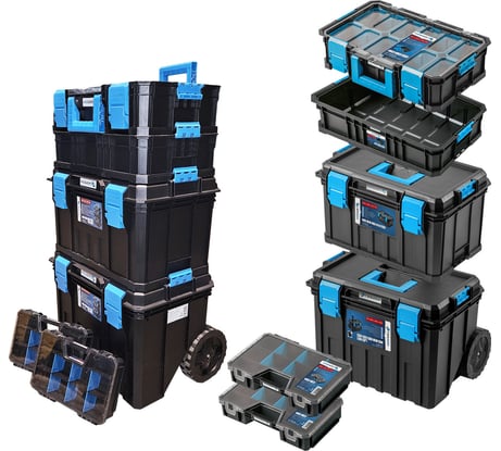 Набор ящиков 6 в 1 HOEGERT TECHNIK 520x390x1003 мм HT7G500-S1