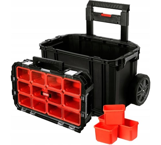 Ящик для инструментов Keter Connect Cart+organizer