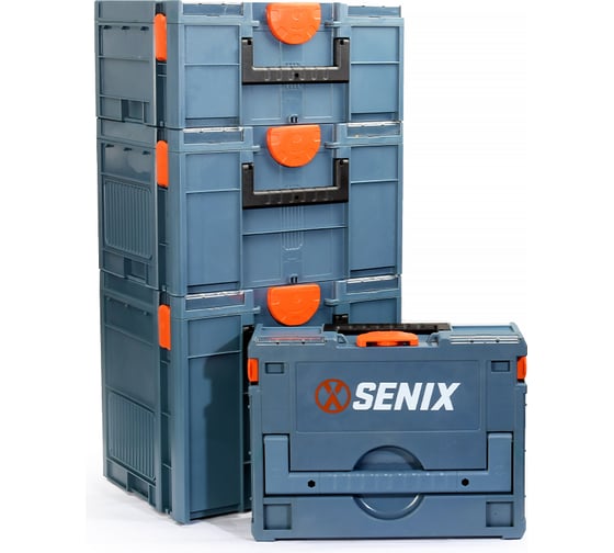 Ящик для инструментов SENIX L XSTACK, 400х300х240 мм L(Z082006