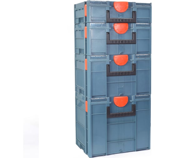 Ящик для инструментов SENIX L XSTACK, 400х300х240 мм L(Z082006