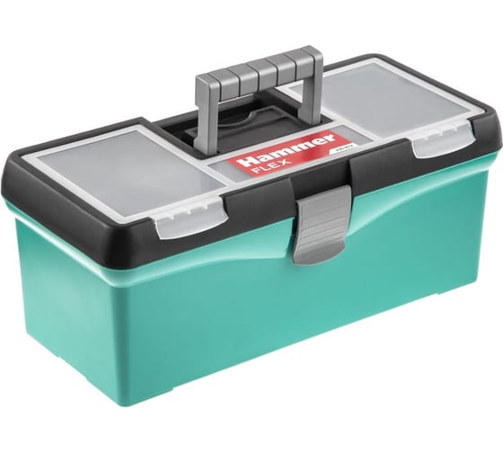Ящик для инструментов HAMMER Flex 235-012 15 с морозостойким замком и органайзером 380*175*155 528832