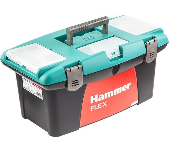 Ящик для инструментов HAMMER Flex 235-011 19 с морозостойким замком и органайзером 480*235*270 528831