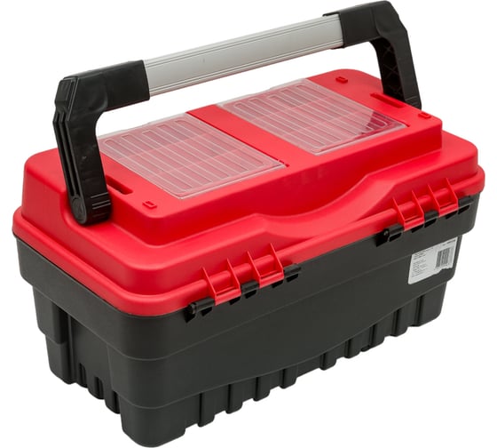 Ящик для инструментов МастерАлмаз STANDARD BASIC RED 462x256x242мм 10501228