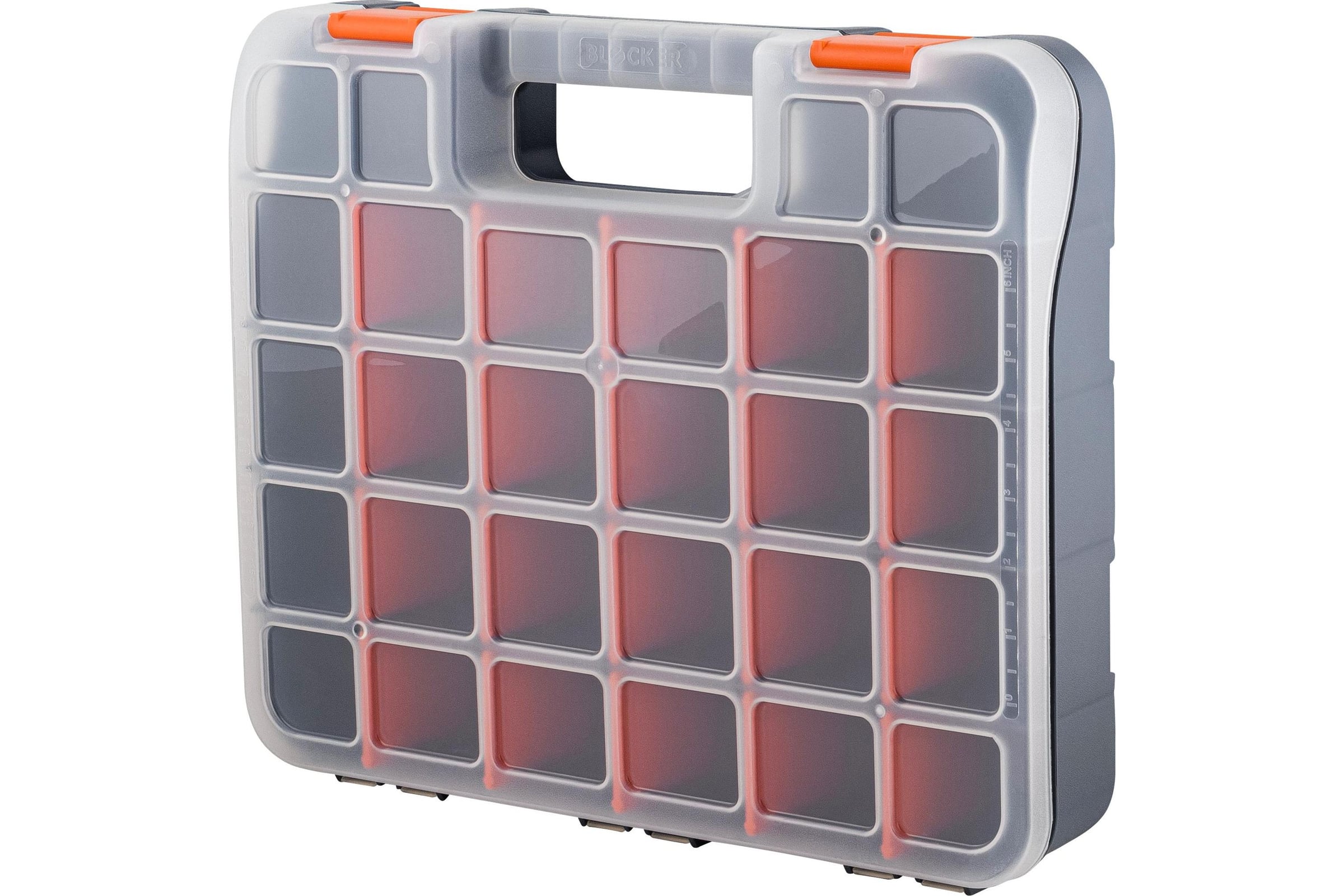 ОрганайзердлямелочейBlockerп/п382х322х74односторонний,цв.серо-свинцовый/оранжевый33745
