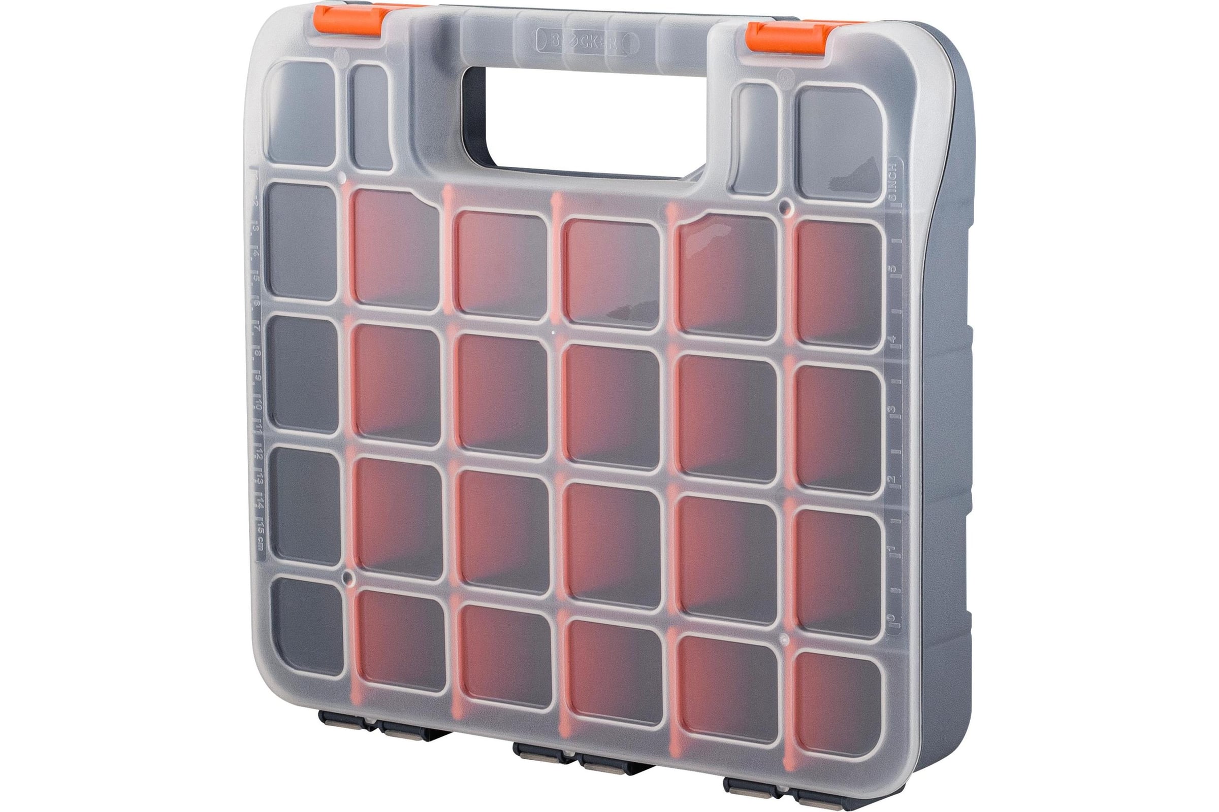 ОрганайзердлямелочейBlockerп/п320х290х55односторонний,цв.серо-свинцовый/оранжевый33743