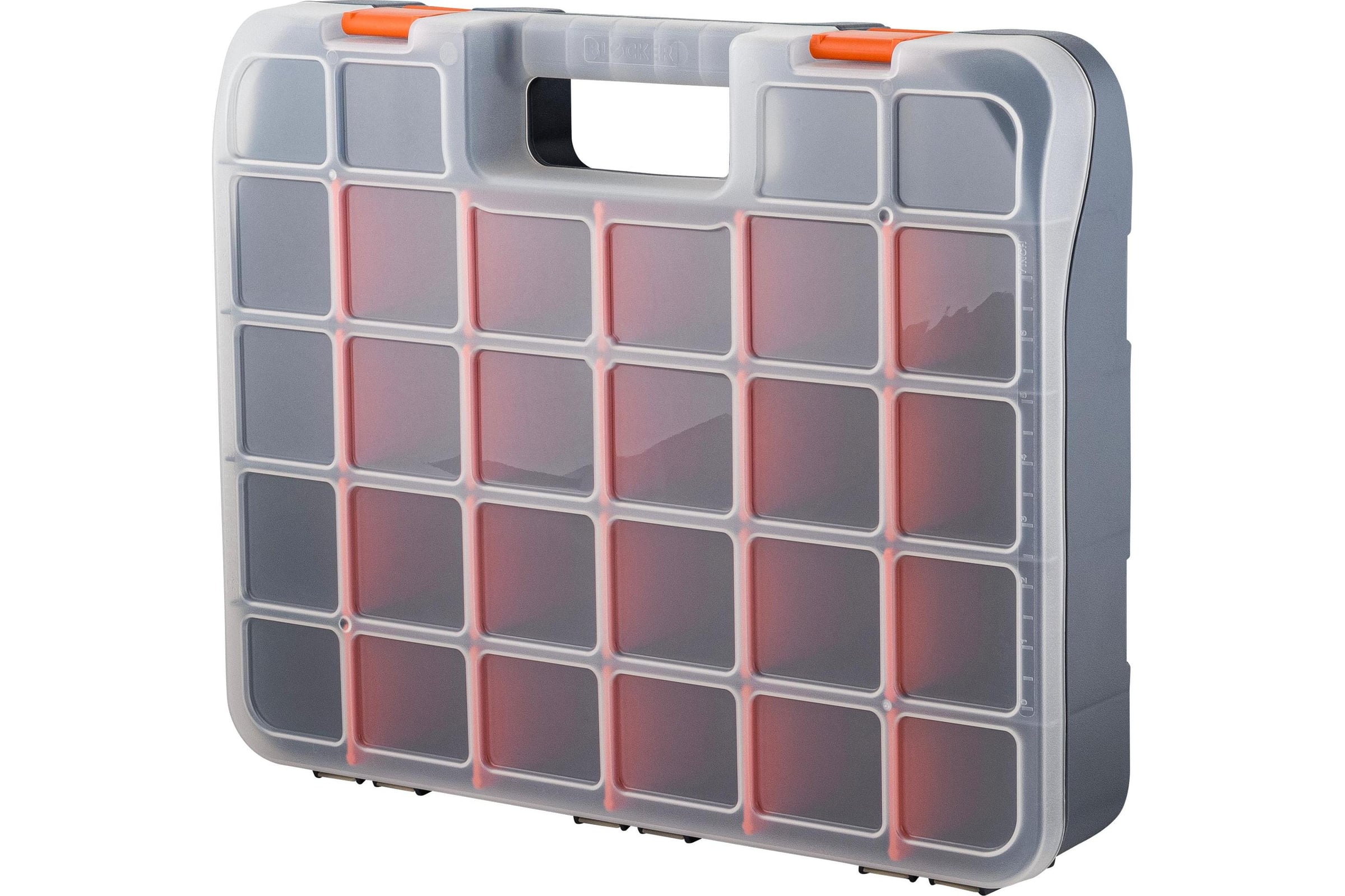 ОрганайзердлямелочейBlockerп/п450х360х85односторонний,цв.серо-свинцовый/оранжевый33746