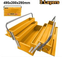 Ящик для инструментов INGCO 495х200х209мм, 3 уровня, металл HTB02
