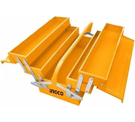 Ящик для инструментов INGCO 404х200х205мм, 3 уровня, металл HTB03