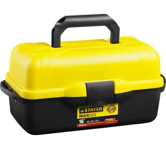 Ящик STAYER "MULTY TRAY" пластиковый, раскладной для инструмента, 400x205x190мм 16" 2-38005-16_z01