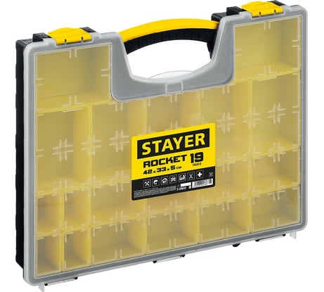 Пластиковый органайзер STAYER Rocket-19 2-38032_z01