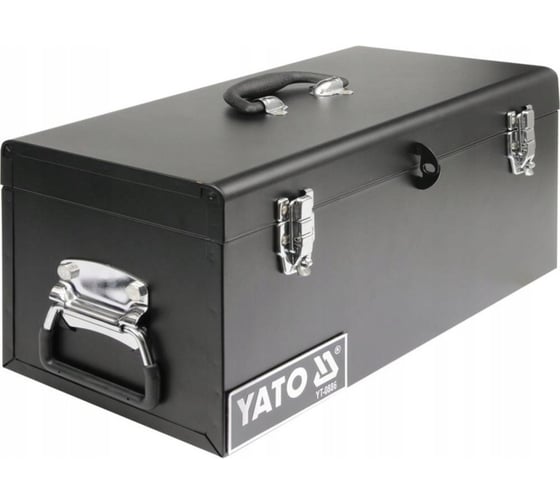 Ящик для инструмента YATO 510х220х240мм с доп.секцией металлический YT-0886