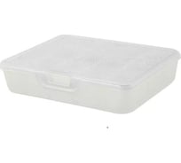 Органайзер ATLASWELD для мелочей Clear с разделителями M 19x16x4,5см белое облако ATLKL401510048