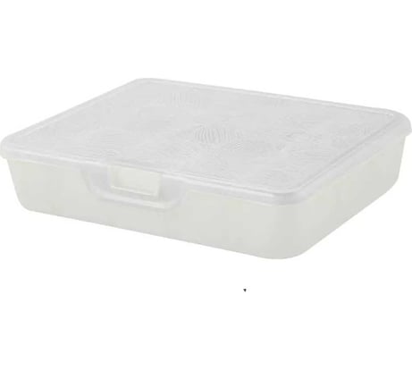 Органайзер ATLASWELD для мелочей Clear с разделителями M 19x16x4,5см белое облако ATLKL401510048